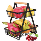 2 TIER FRUIT BASKET