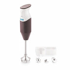 BOSS Stainless Steel B132 Portable Hand Blender 225W - Watt | Variable Speed Control | 3 Years Warranty | Easy To Clean And Store | Isi-Marked