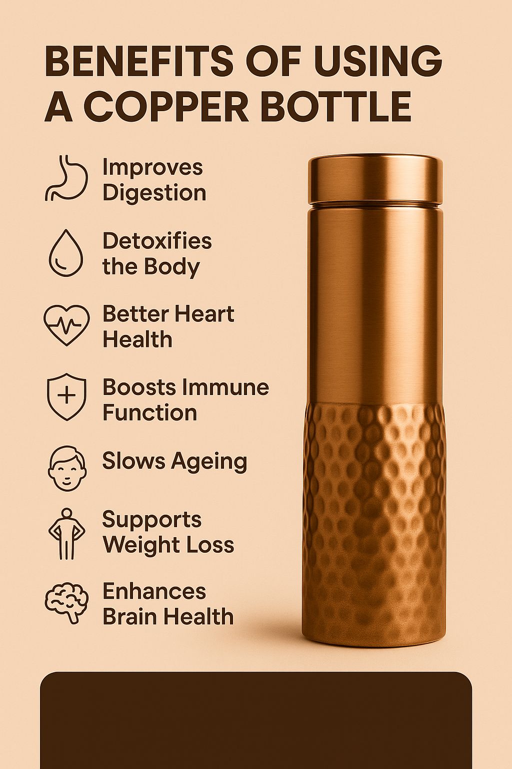PURE COPPER BOTTLE