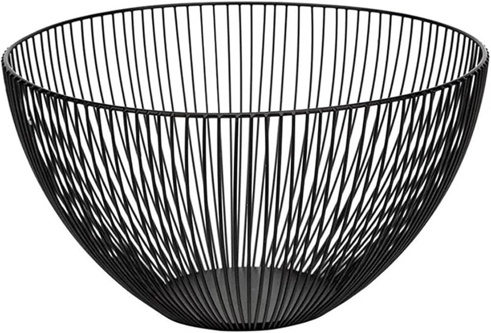 FRUIT BASKET ORGANIZER-BLACK METAL