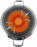 Grill cooking pans for Barbecue cooking-Honeycomb material
