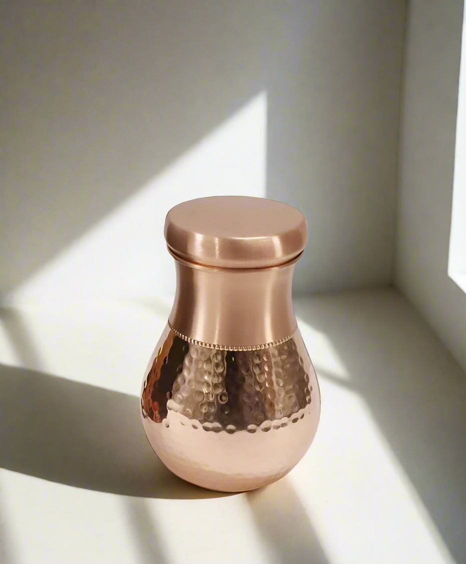 PURE COPPER HAMMAERED BEDROOM POT
