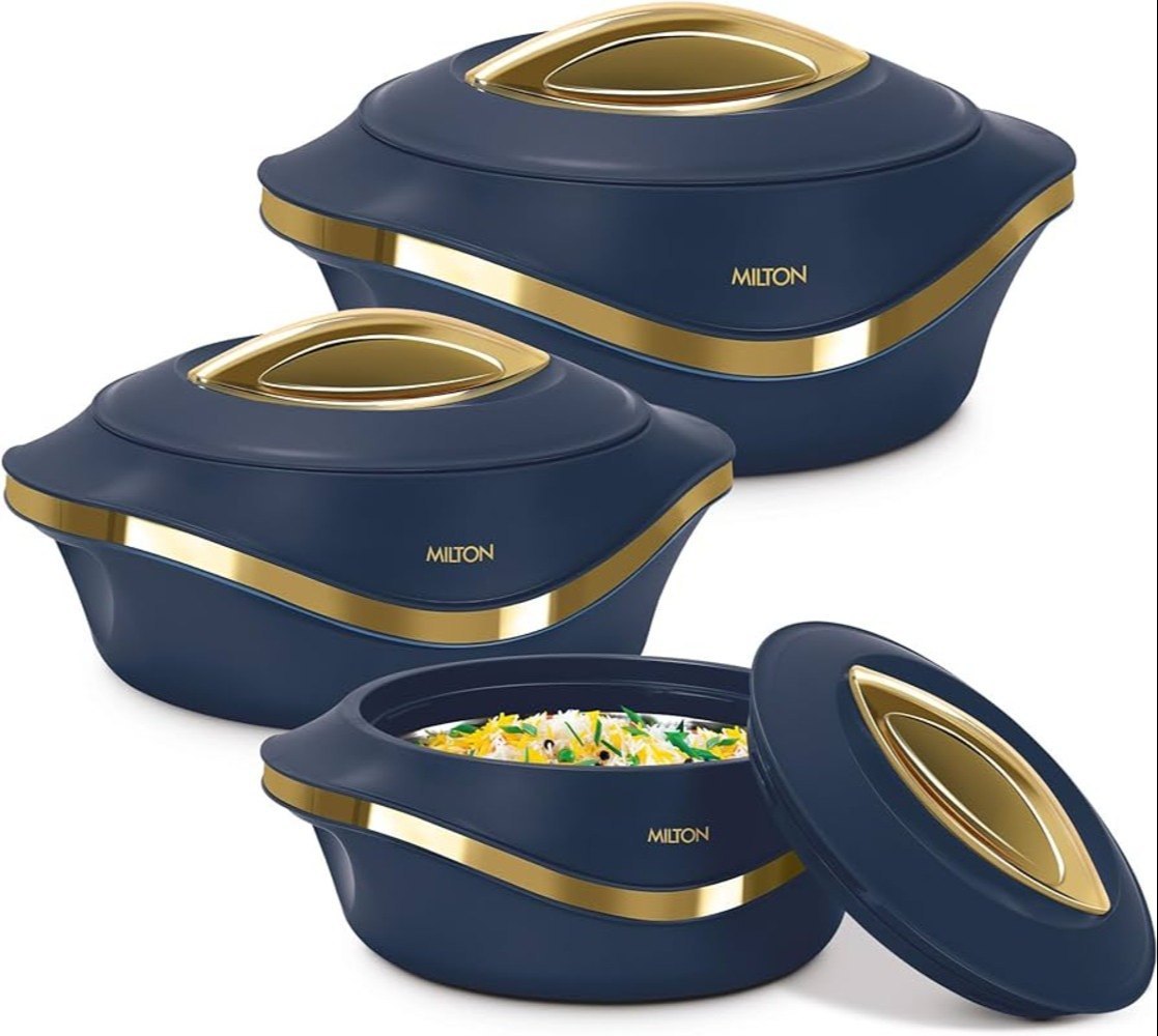 MILTON PEARL CASSEROLE-GIFT SET OF 3- 455ml, 860ml, 1270ml
