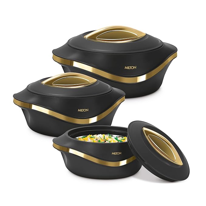 MILTON PEARL CASSEROLE-GIFT SET OF 3- 455ml, 860ml, 1270ml