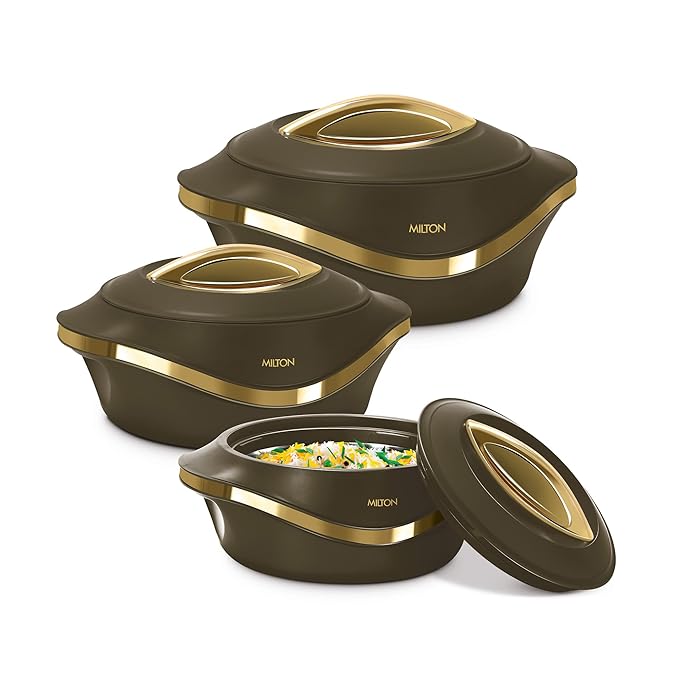 MILTON PEARL CASSEROLE-GIFT SET OF 3- 455ml, 860ml, 1270ml