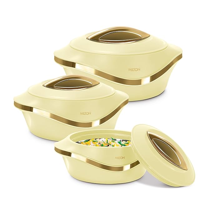 MILTON PEARL CASSEROLE-GIFT SET OF 3- 455ml, 860ml, 1270ml