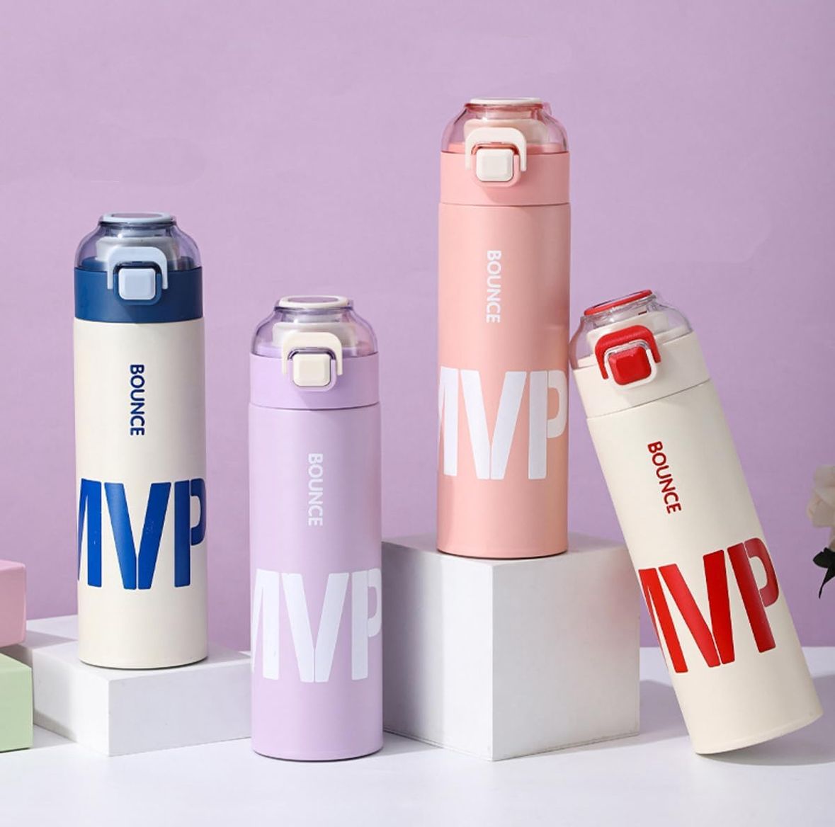 MVP BOUNCE INSULATED WATER BOTTLE THERMOSES-17 oz