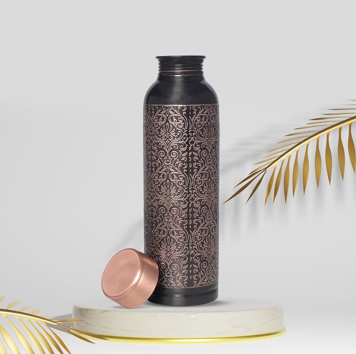 PURE COPPER PRINTED BOTTLE