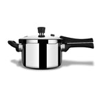 Stahl Xpress Cooker Triply Pressure Cooker Broad, Induction Cooker, Outer Lid Pressure Cooker, Induction & Gas Stove Compatible, 5 Years Warranty,Stainless steel,Silver