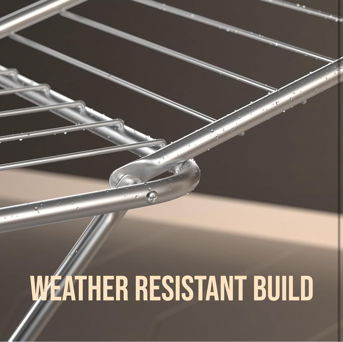 Stainless steel Premium Cloth Drying Stand-3 Way Folding- 20 Drying Rails